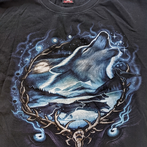 Vintage Double Sided Wolf Tee 🐺 - Picture 5 of 6